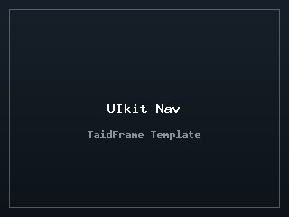 UIkit Nav